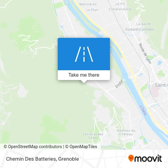 Chemin Des Batteries map