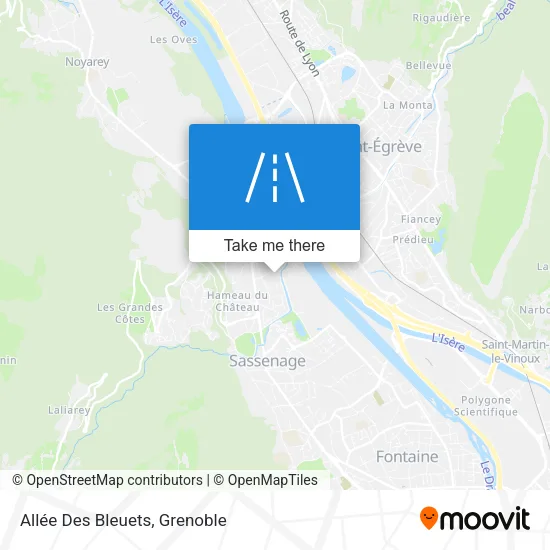 Allée Des Bleuets map