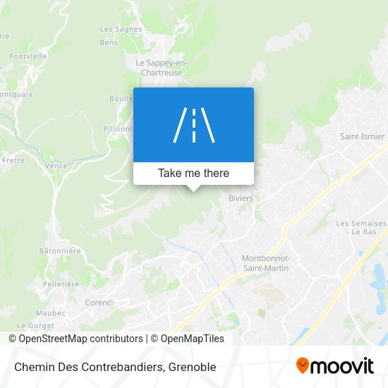 Chemin Des Contrebandiers map