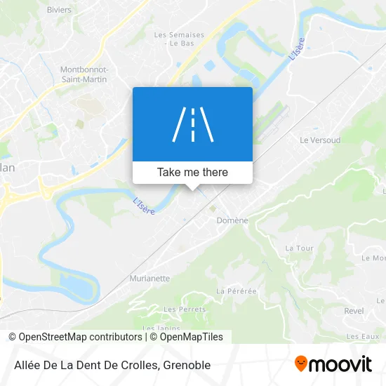 Allée De La Dent De Crolles map