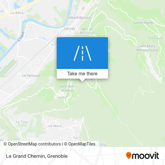 Le Grand Chemin map