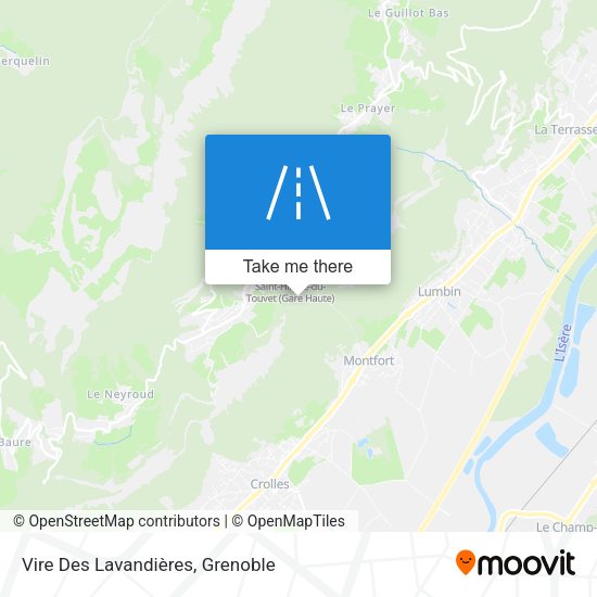 Vire Des Lavandières map