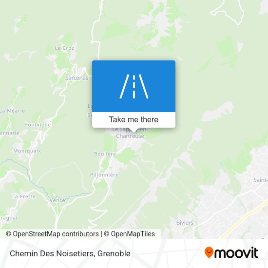 Chemin Des Noisetiers map