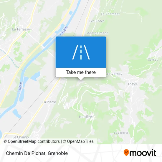 Chemin De Pichat map