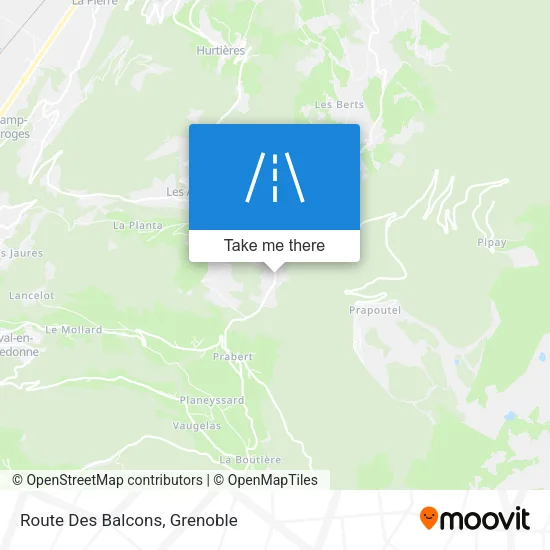 Route Des Balcons map