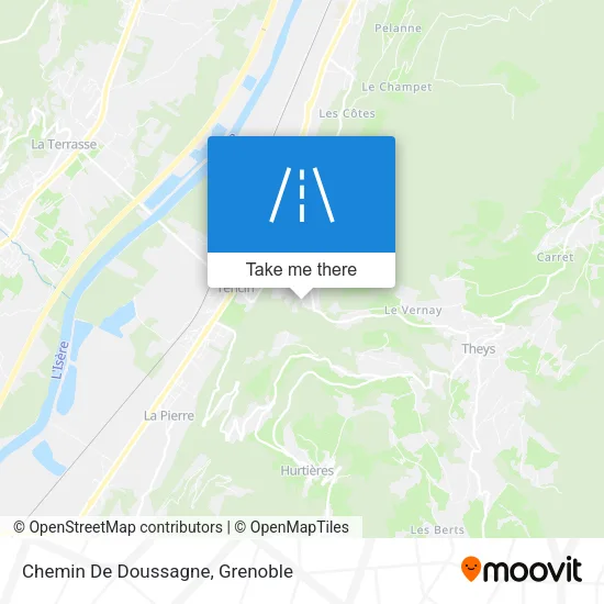 Chemin De Doussagne map