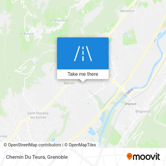 Chemin Du Teura map