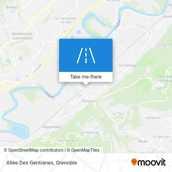 Allée Des Gentianes map