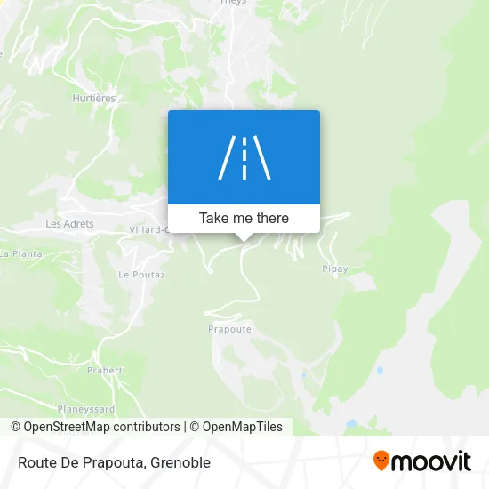 Route De Prapouta map
