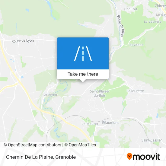 Chemin De La Plaine map