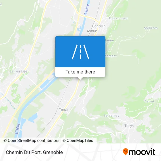 Chemin Du Port map