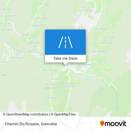 Chemin Du Rosaire map