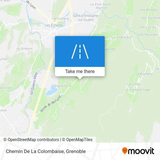 Chemin De La Colombaise map