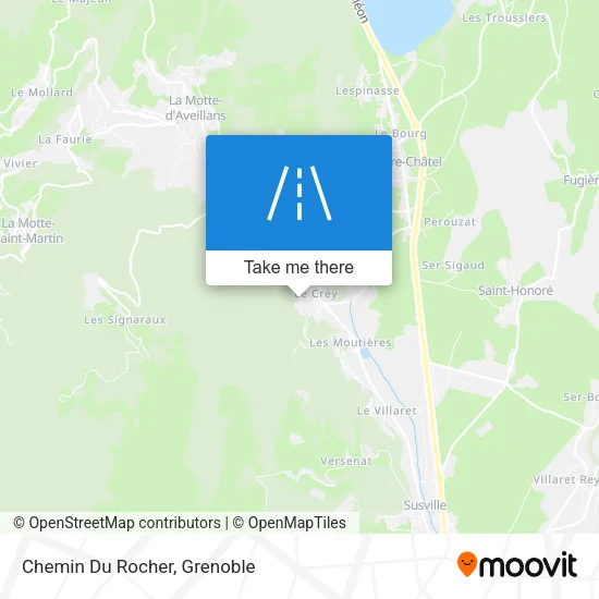 Chemin Du Rocher map
