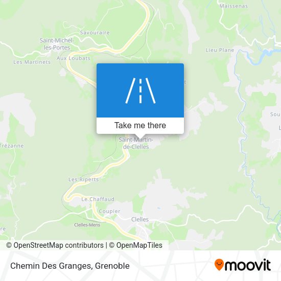 Chemin Des Granges map