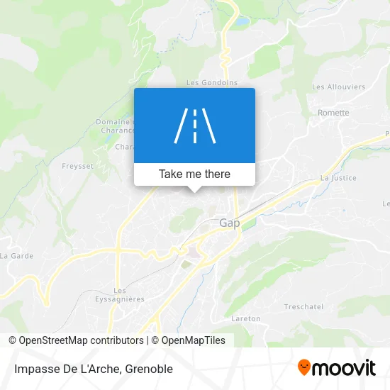 Impasse De L'Arche map