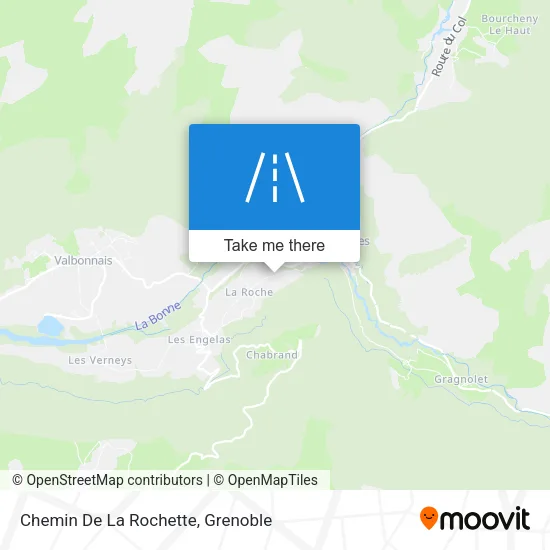 Chemin De La Rochette map