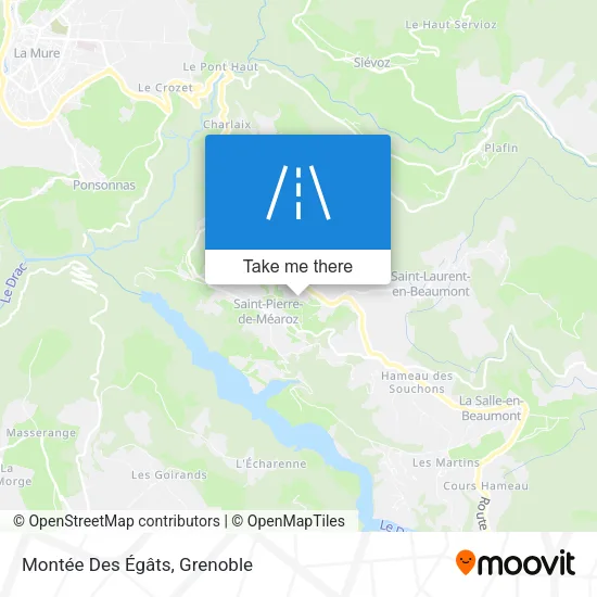 Montée Des Égâts map