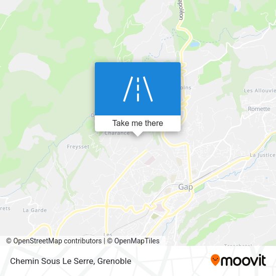 Chemin Sous Le Serre map