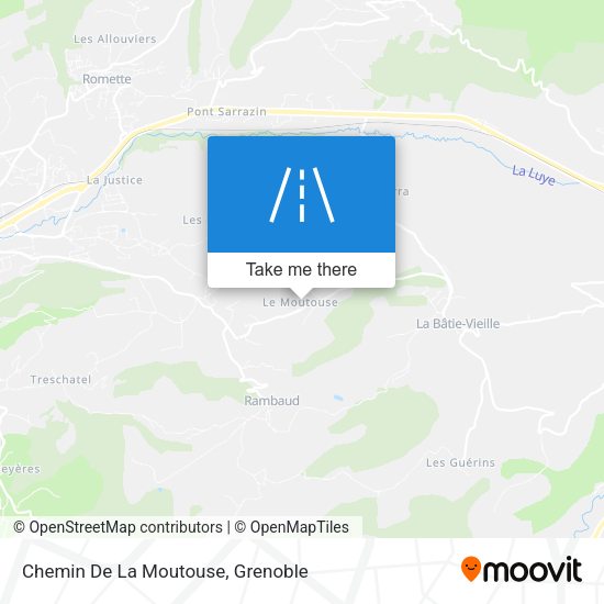 Chemin De La Moutouse map