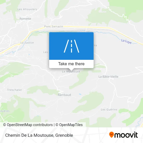 Chemin De La Moutouse map