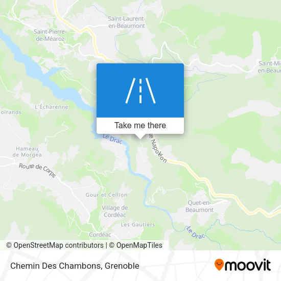 Chemin Des Chambons map