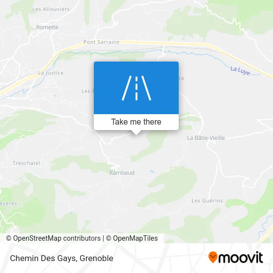 Chemin Des Gays map