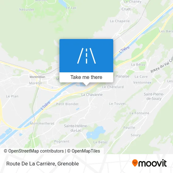 Route De La Carrière map