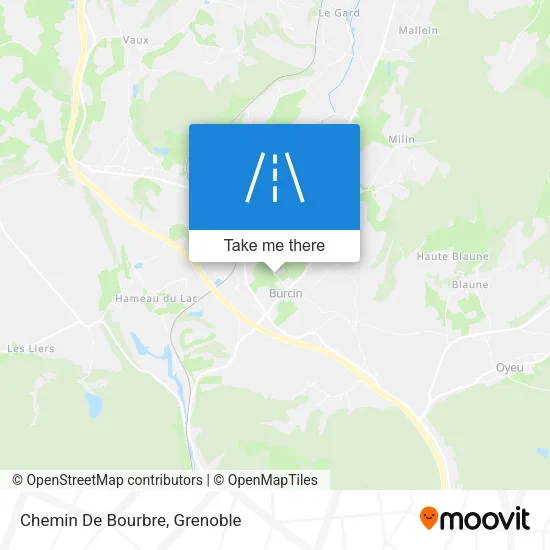 Chemin De Bourbre map