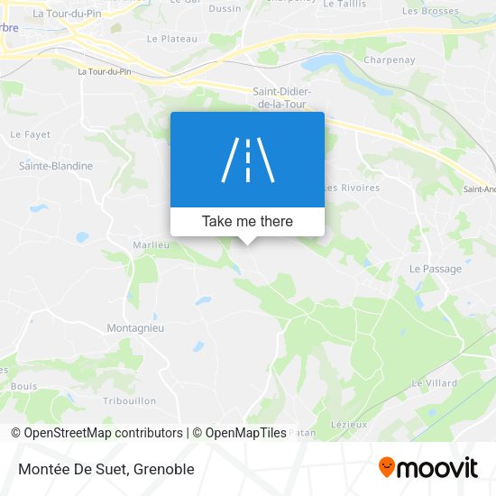 Montée De Suet map