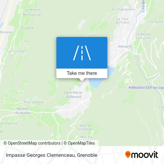 Impasse Georges Clemenceau map