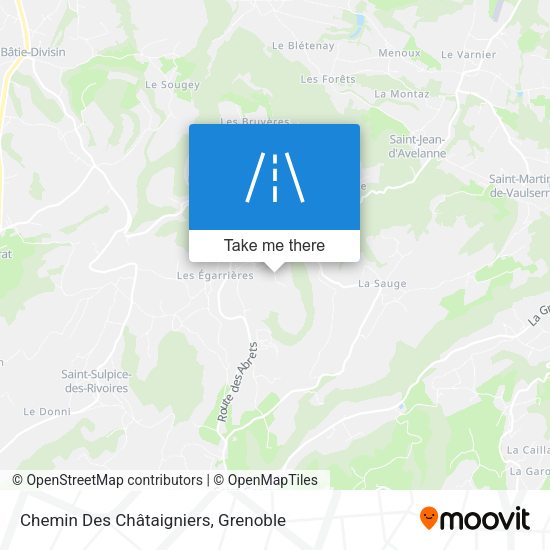 Chemin Des Châtaigniers map