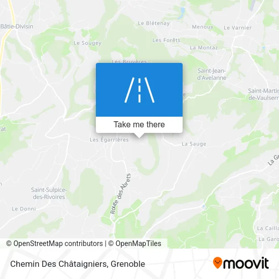 Chemin Des Châtaigniers map