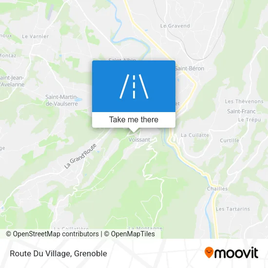 Route Du Village map
