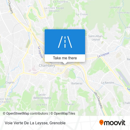 Voie Verte De La Leysse map