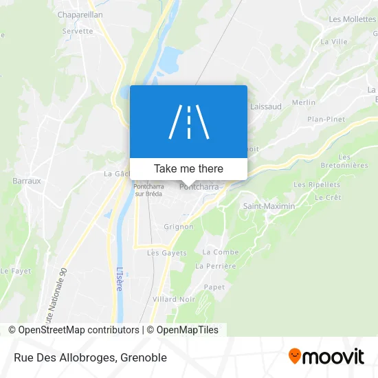 Rue Des Allobroges map