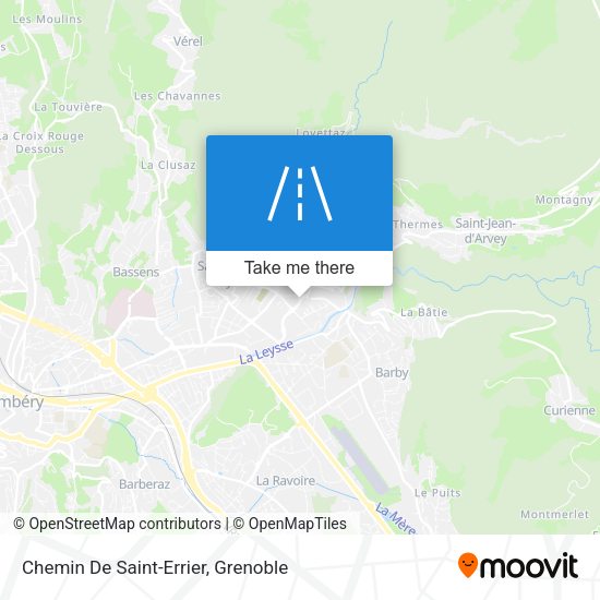 Chemin De Saint-Errier map