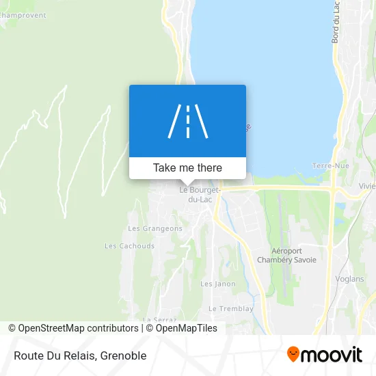 Route Du Relais map