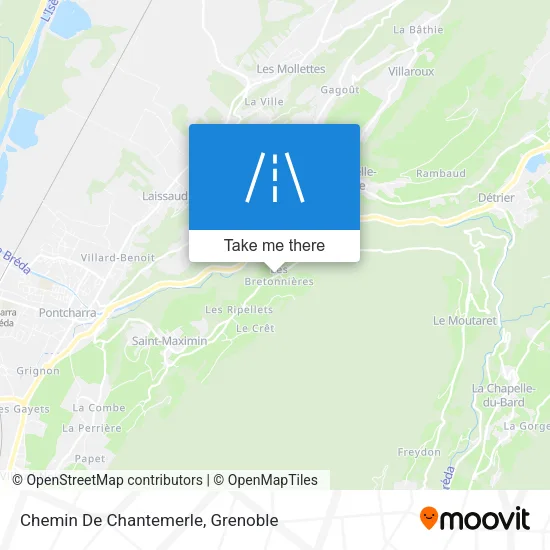 Chemin De Chantemerle map