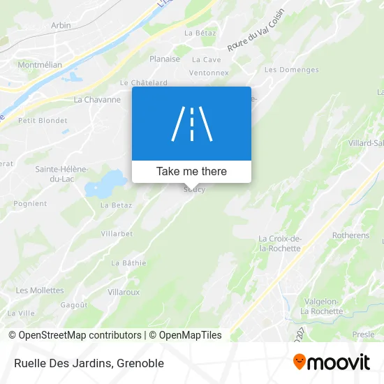 Ruelle Des Jardins map