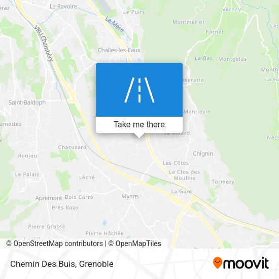 Chemin Des Buis map