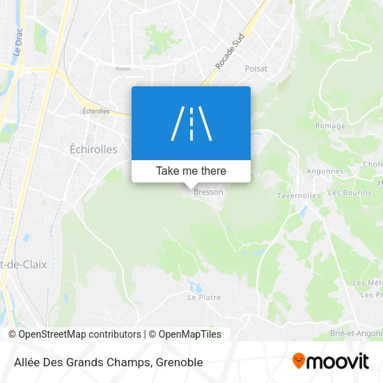 Allée Des Grands Champs map