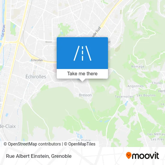 Rue Albert Einstein map