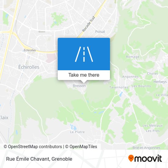 Rue Émile Chavant map
