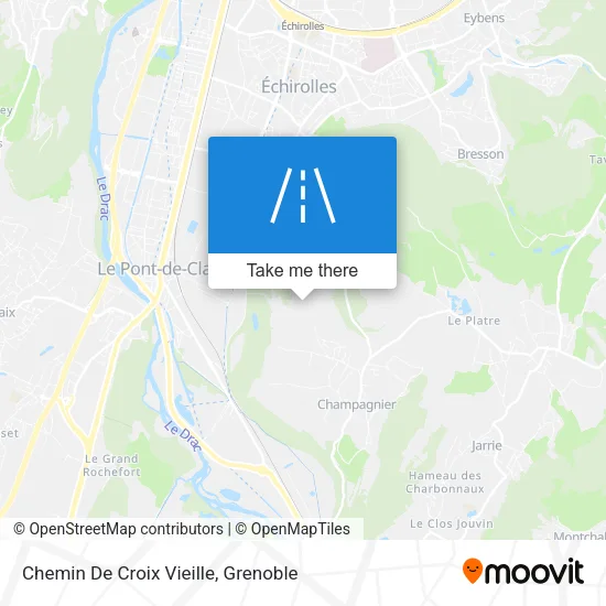 Chemin De Croix Vieille map