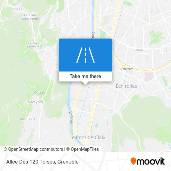 Allée Des 120 Toises map