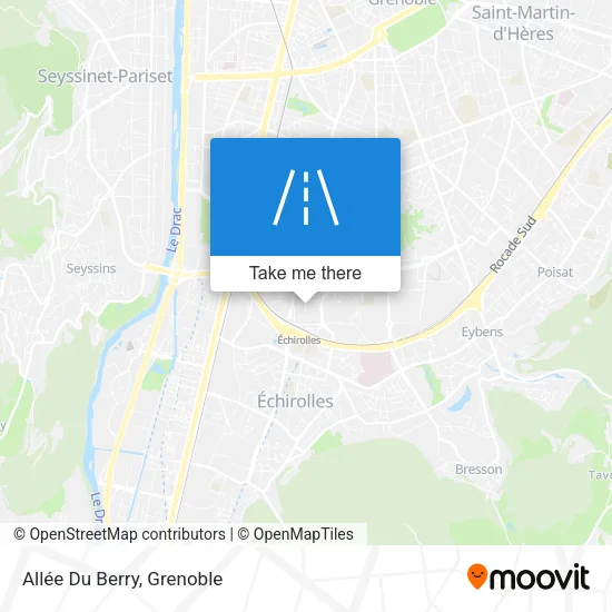 Allée Du Berry map