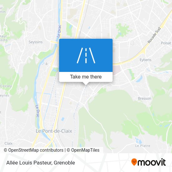 Allée Louis Pasteur map
