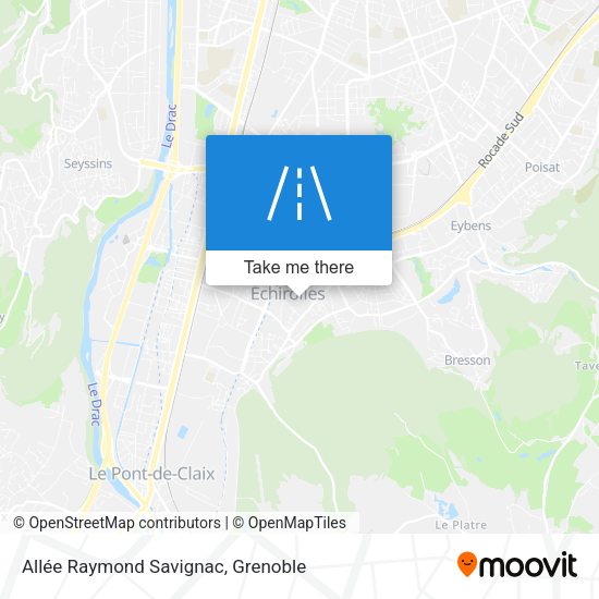 Allée Raymond Savignac map