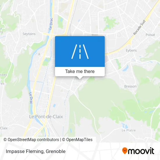 Impasse Fleming map